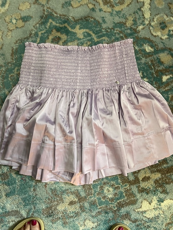 NATURAL LIFE Dresses & Skirts - NATURAL LIFE Purple Smocked Mini Skirt